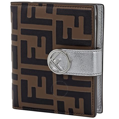 fendi leather cuff|Fendi leather printed bifold wallet.